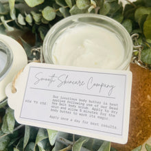 Load image into Gallery viewer, Natural body butter in glass jar
