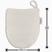 Load image into Gallery viewer, Natural Cotton Cleansing Mitt For Face and Body
