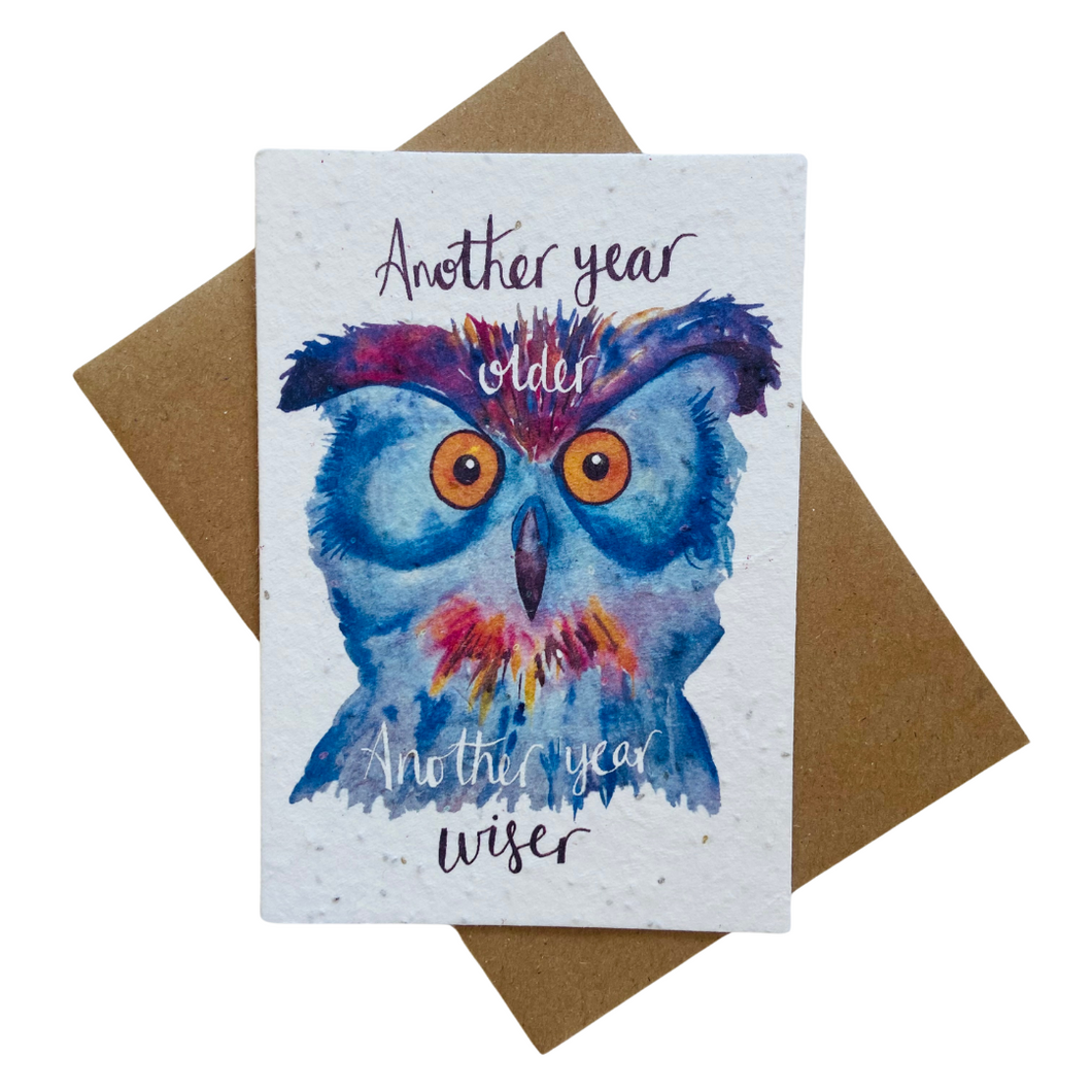 Plantable Card - Another Year Wiser