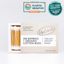 Load image into Gallery viewer, Bamboo + Organic Cotton Buds
