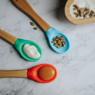 Baby Bamboo Weaning Spoons - Set of 3 - Refill Mill