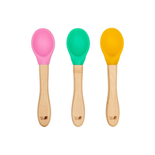 Load image into Gallery viewer, Baby Bamboo Weaning Spoons - Set of 3 - Refill Mill
