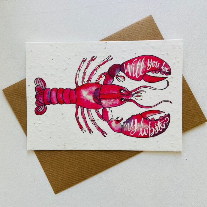 Plantable Card - My Lobster