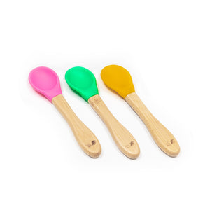 Baby Bamboo Weaning Spoons - Set of 3 - Refill Mill